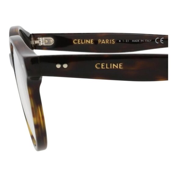 Celine Womens Round/Oval Havana Havana Transparent Fashion Designer Eyewear - Picture 4 of 4